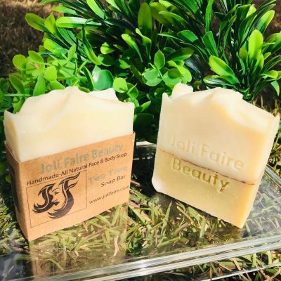 Tea Tree Soaps <br><span>Great for acne prone skin, clears up blemishes for naturally glowing skin.</span>