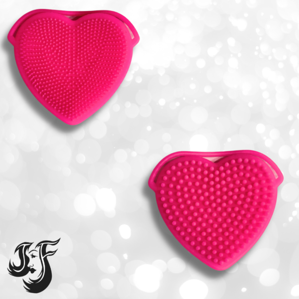 Two sided exfoliating Heart
