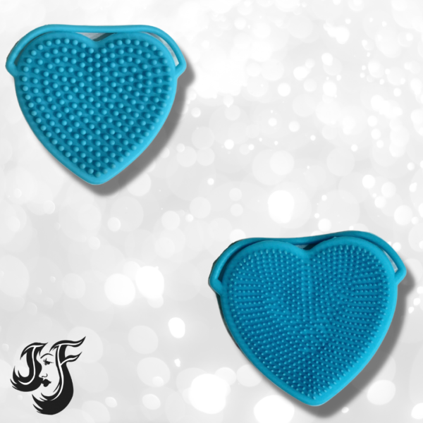 Two sided exfoliating Heart